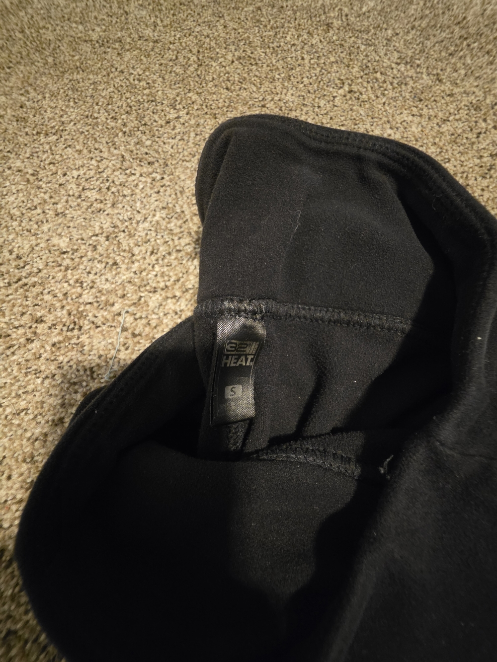 Women's 32Heat Black Micro Fleece Stretch Jeans